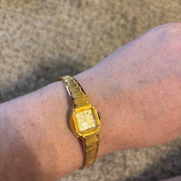 Vintage goldtone watch - Picture 6 of 7